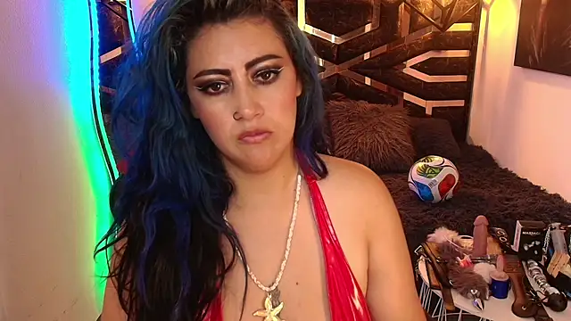Show de scarleth_blue na webcam