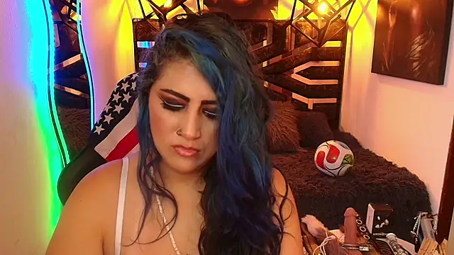 Show de scarleth_blue na webcam