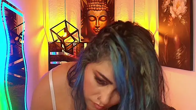 Show de scarleth_blue na webcam