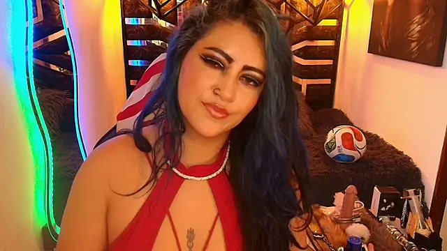 scarleth_blue: διαδικτυακό σόου στην κάμερα
