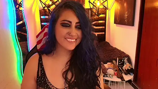 Show de scarleth_blue na webcam