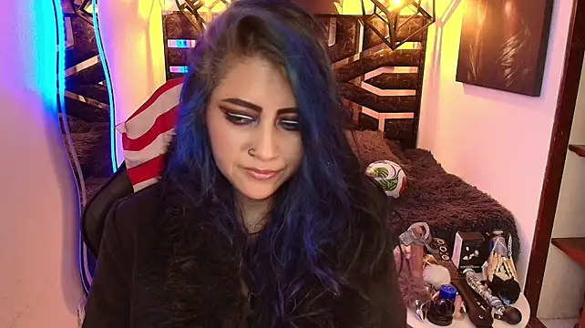 Show de scarleth_blue na webcam