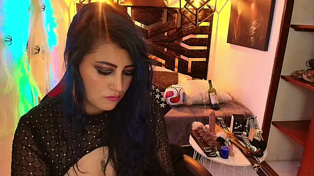 scarleth_blue: διαδικτυακό σόου στην κάμερα