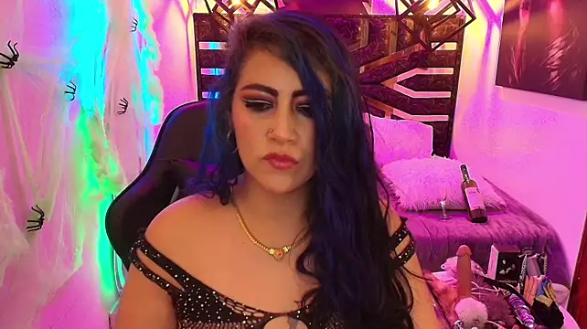 Show de scarleth_blue na webcam