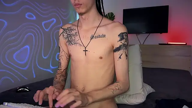 Show modela Den_BlueXx na web-kameri