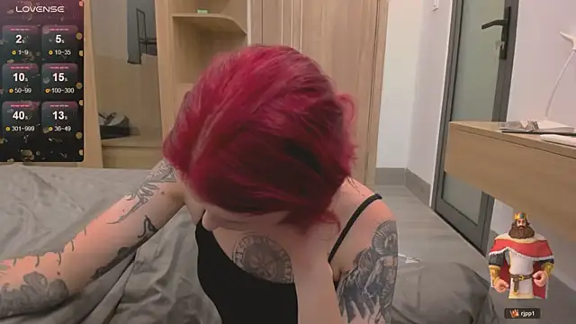 Simona_Rain Show in webcam