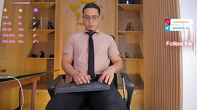Show de JoshMillerr_ na webcam