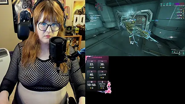 Show modela HannahCastle96 na web-kameri