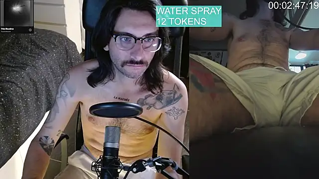 Show de Chuck-FR na webcam
