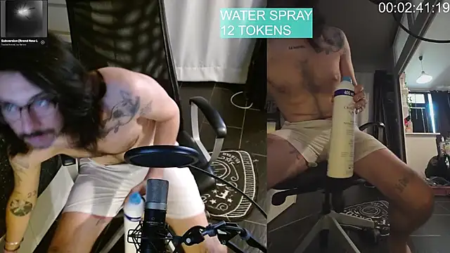 Show de Chuck-FR na webcam