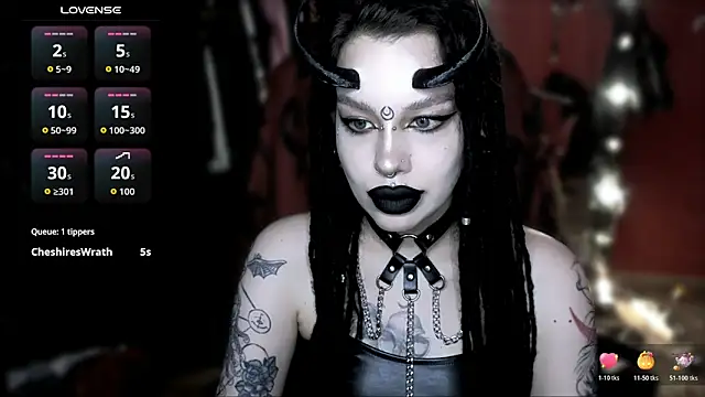 הופעת וובקאם של alexx_succubus