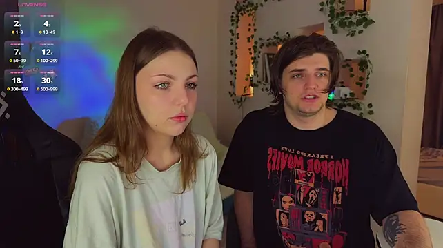 Show modela RobertAndLinela na web-kameri