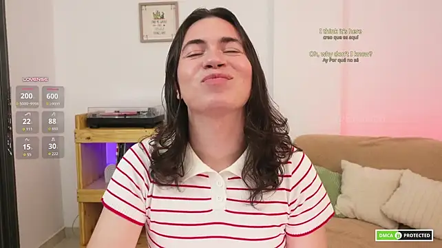 Erelisstrip Show in webcam