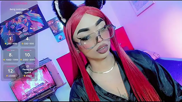 Show modela Gisele_fox na web-kameri