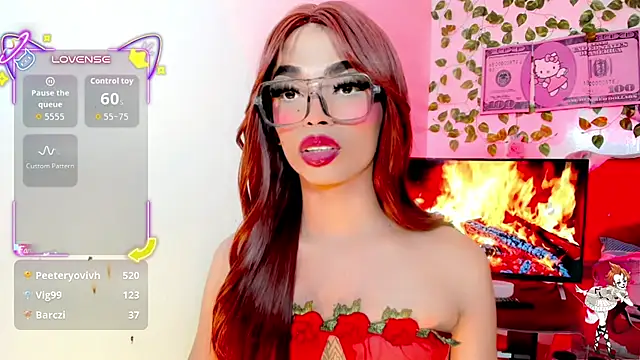 Show de Gisele_fox na webcam