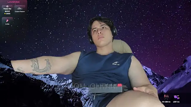 Show de Thom_Ohtani na webcam