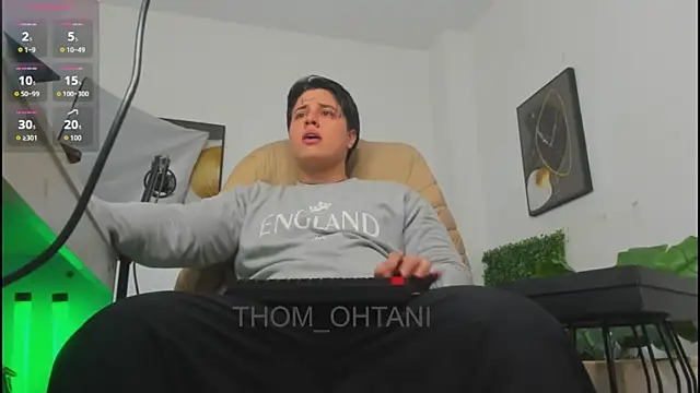 Show de Thom_Ohtani na webcam