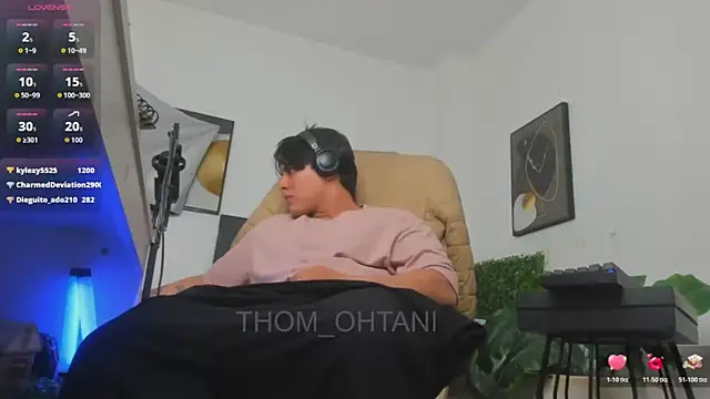Show de Thom_Ohtani na webcam