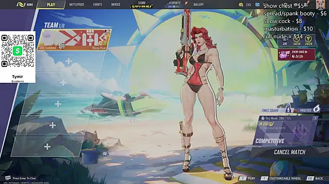 Show webcam de lovemirgaming