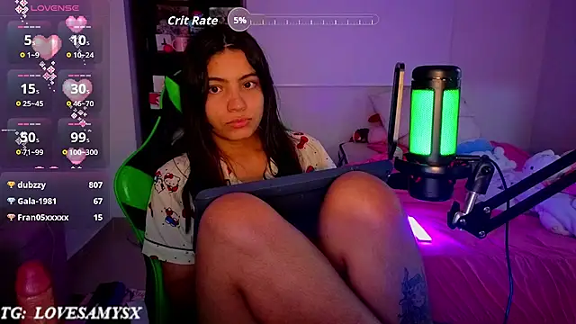 Show webcam de Lovelyamyy