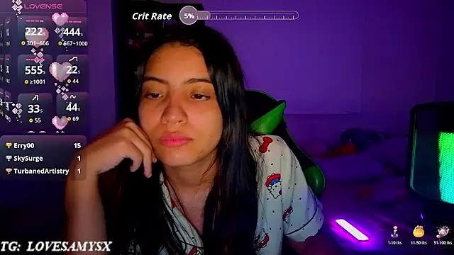 Lovelyamyy Show in webcam
