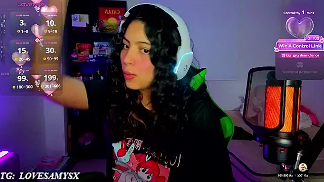Show de Lovelyamyy na webcam