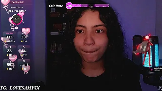 Chat +18 de Lovelyamyy ao vivo