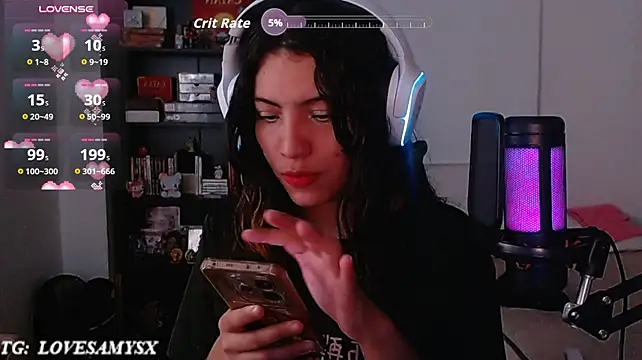 Lovelyamyy webkamerás műsora