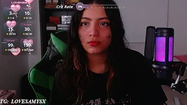 Lovelyamyy webkamerás műsora