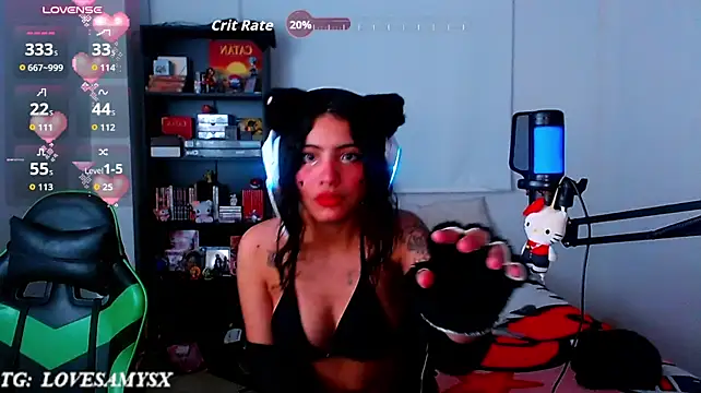 Show de Lovelyamyy na webcam