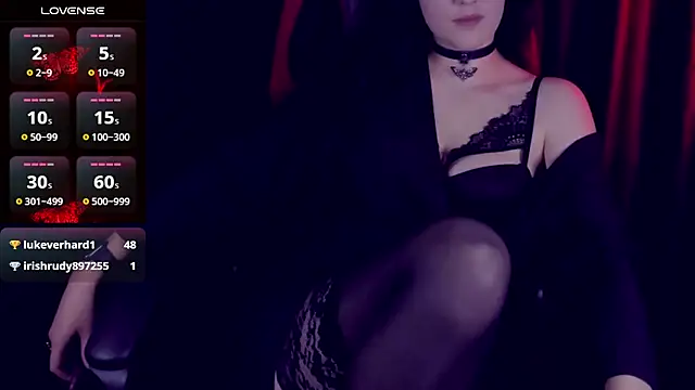 Show de AlariaFatal na webcam