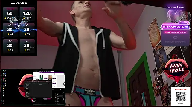 Show de LiamIdols na webcam