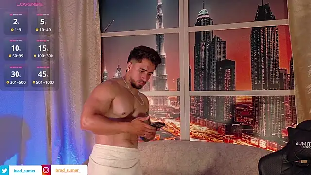 Brad_Summer Pertunjukan Webcam
