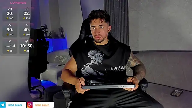 Brad_Summer Шоу с уебкамера