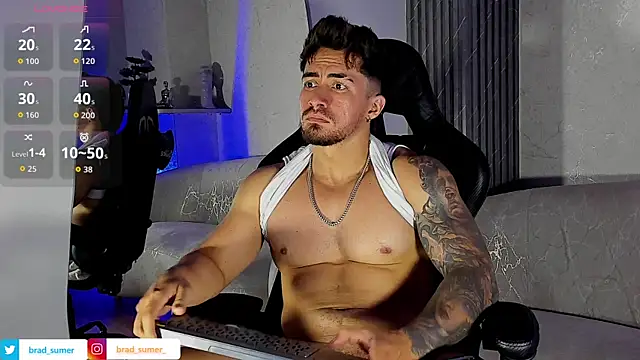 Brad_Summer Pertunjukan Webcam