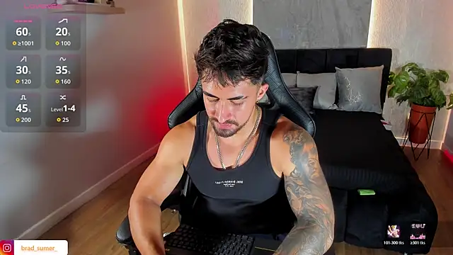Brad_Summer Шоу с уебкамера