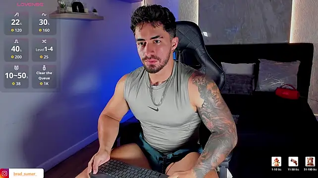 Brad_Summer Pertunjukan Webcam