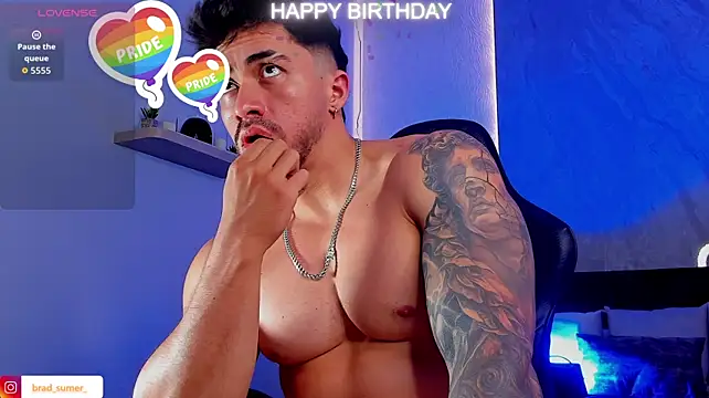 Show de Brad_Summer na webcam