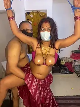 Pertunjukan Kamera Web Savita_Desai_BDSM_couple