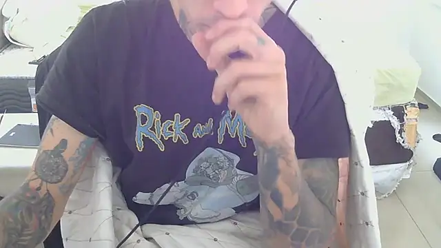 Show de smokingink na webcam
