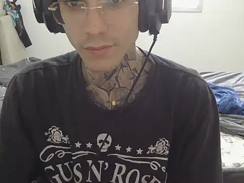 Show de smokingink na webcam