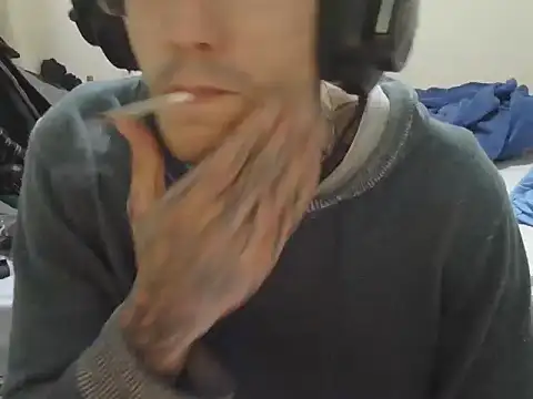 Show de smokingink na webcam