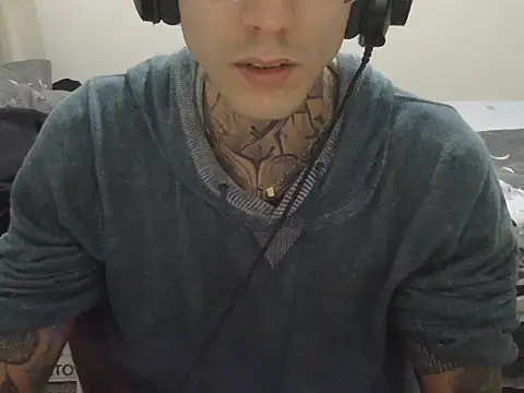 Show de smokingink na webcam