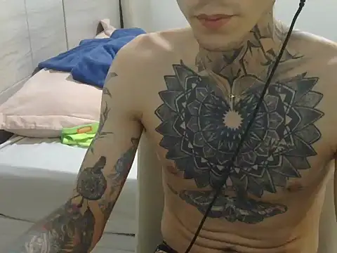 Show de smokingink na webcam