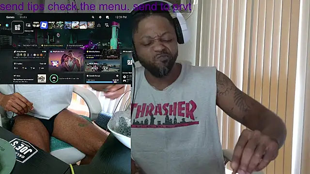 הופעת וובקאם של FreakyRu