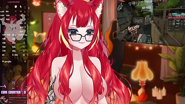 LewdFoxy_VT webkamerás műsora