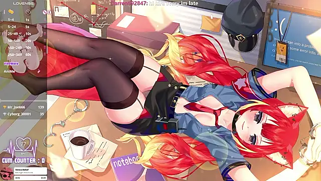 Show de LewdFoxy_VT na webcam