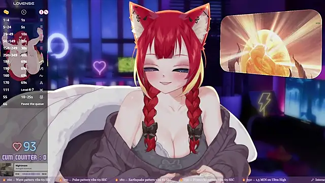 LewdFoxy_VTのウェブカメラショー