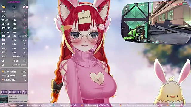 Webkamerová show LewdFoxy_VT