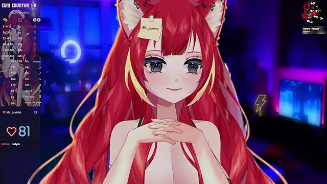 LewdFoxy_VTn Webbikameraesitys